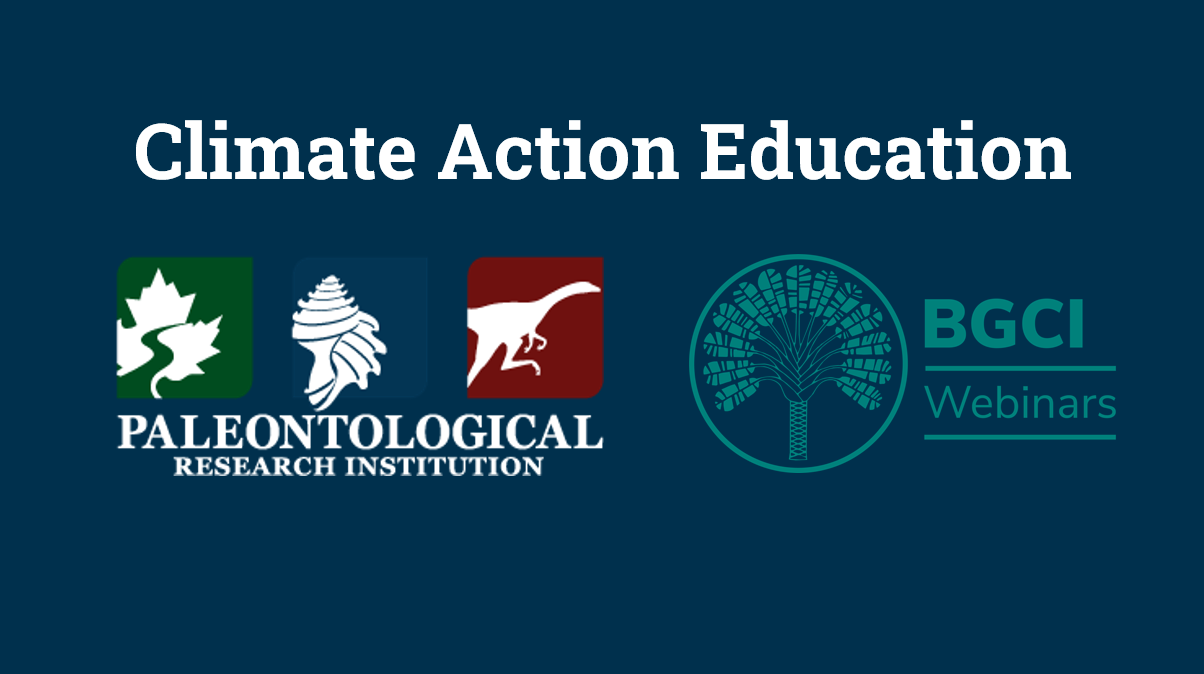 Webinar 19: Climate Action Education with BGCI and Museum of the Earth